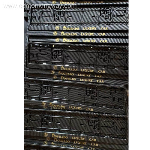 Multi style customized license plate rack